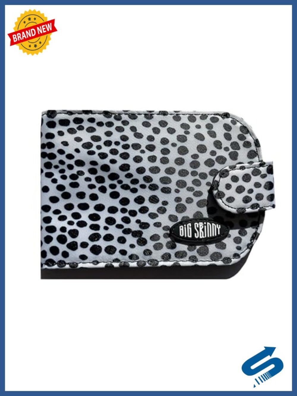 Women's Bi-Fold Slim Wallet Holds Up to 25 Cards Nylon Microfiber